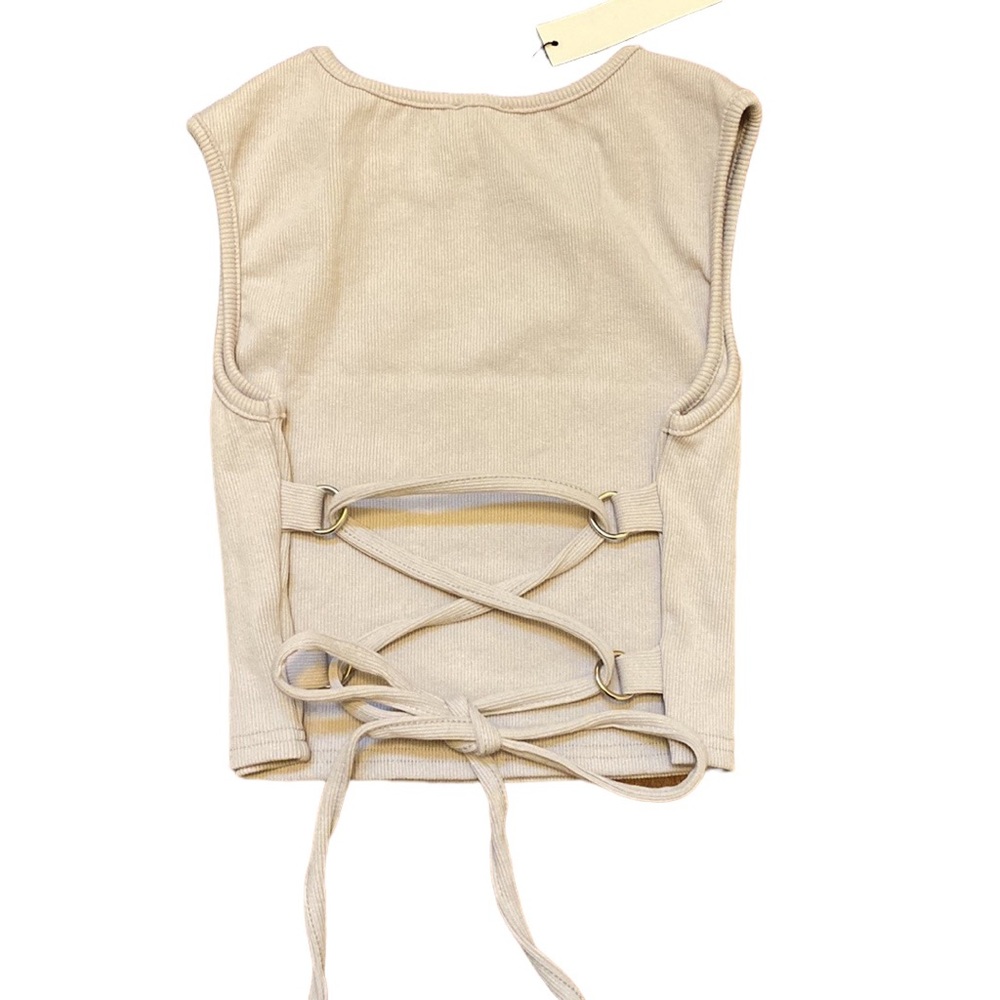 Papermoon Ribbed Crop